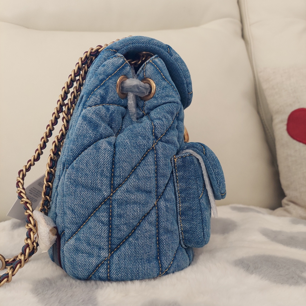 NWT Coach Denim Tabby Quilted Bag - Picture 6 of 9